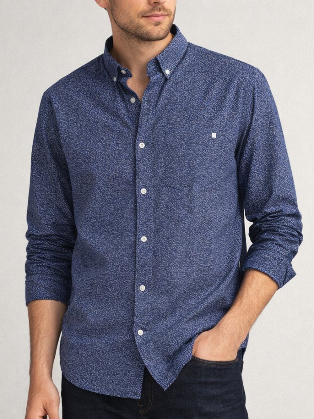 Timberland long-sleeve button-down shirt 100% Cotton Size Large